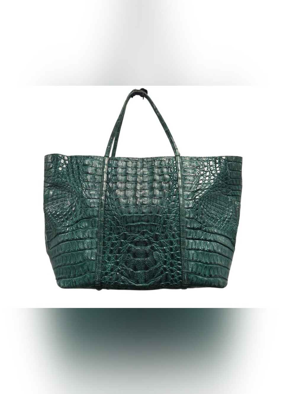 CELESTINA Croc Leather Tote X 2 Pouches